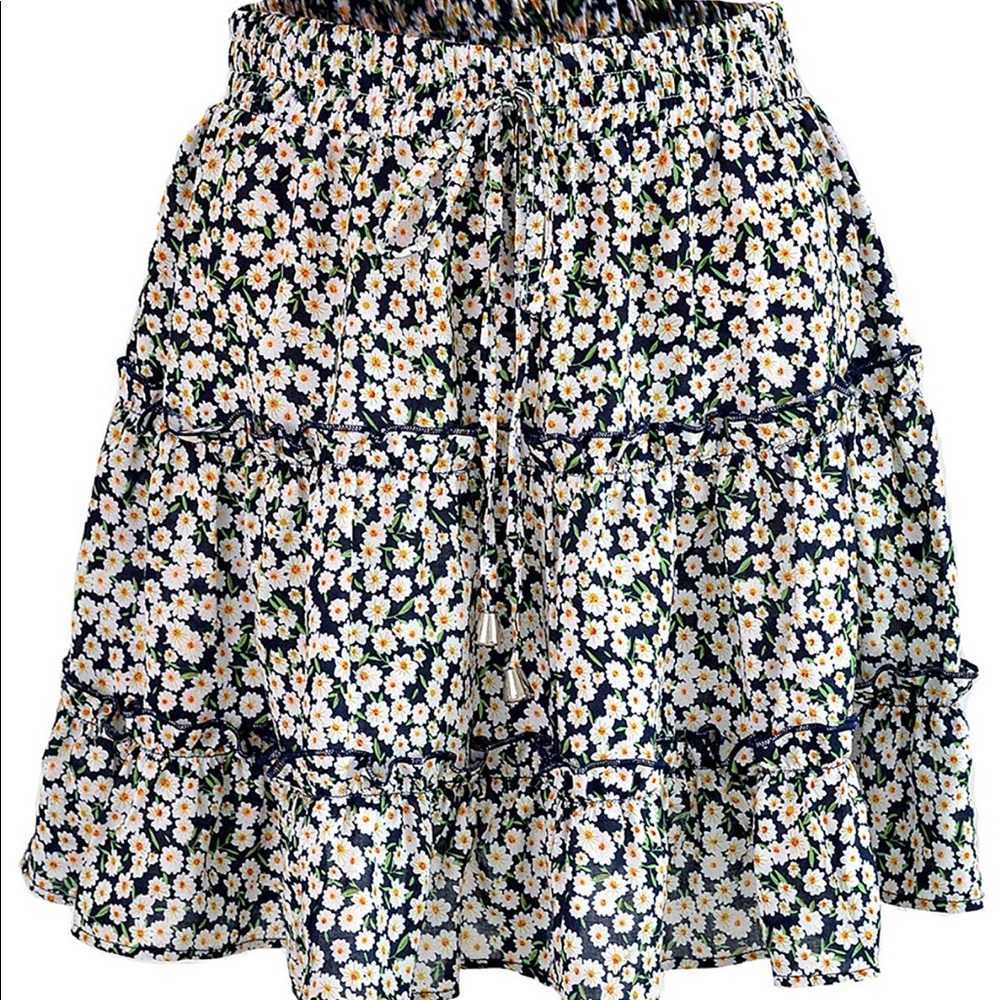 Ruffle Mini Skirt